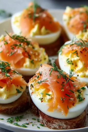 Œufs Mimosa au Saumon Fumé