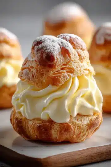 Choux à la Crème Pâtissière Vanillée