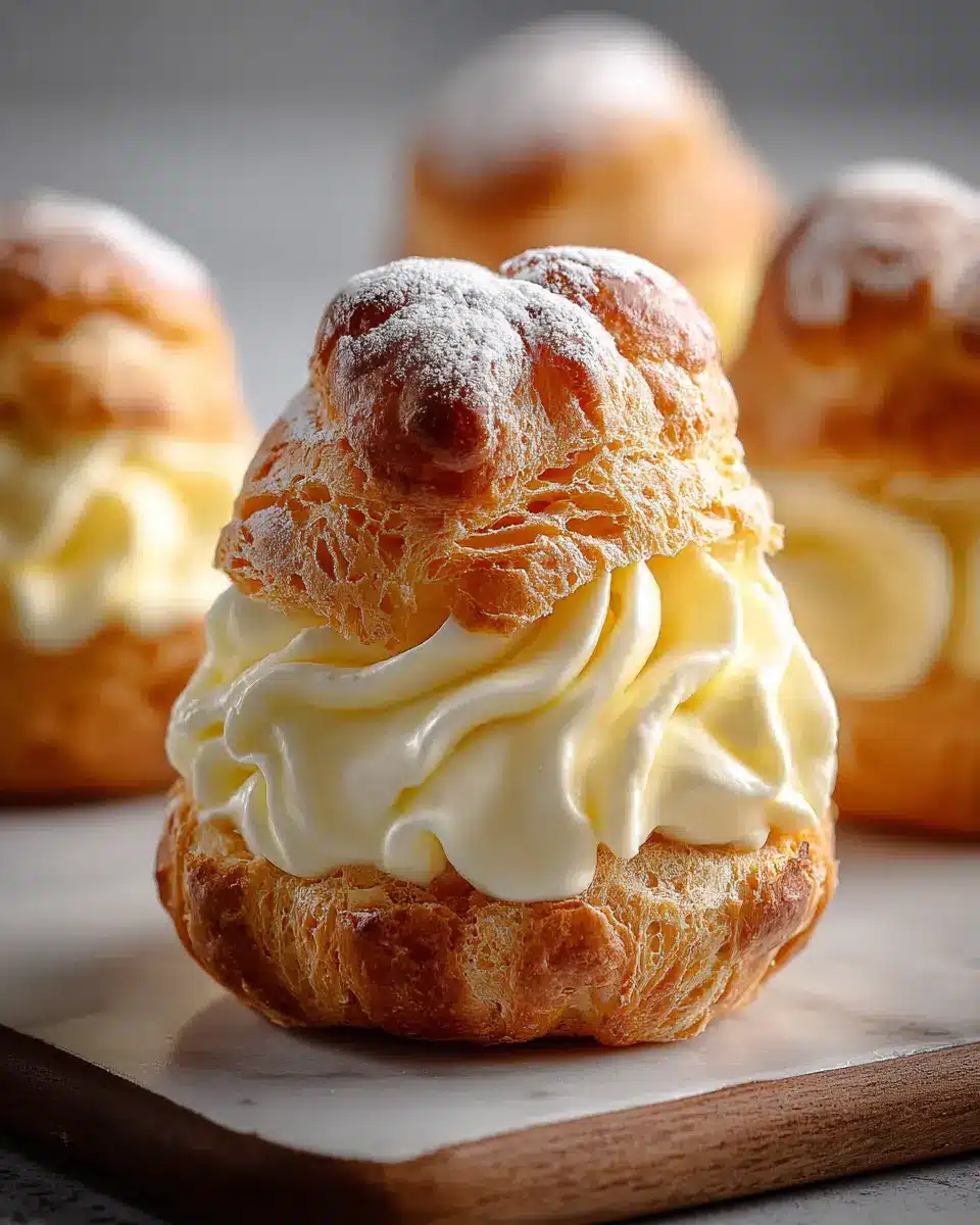 Choux à la Crème Pâtissière Vanillée