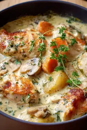 Blanquette de Poulet Maison Onctueuse & Facile