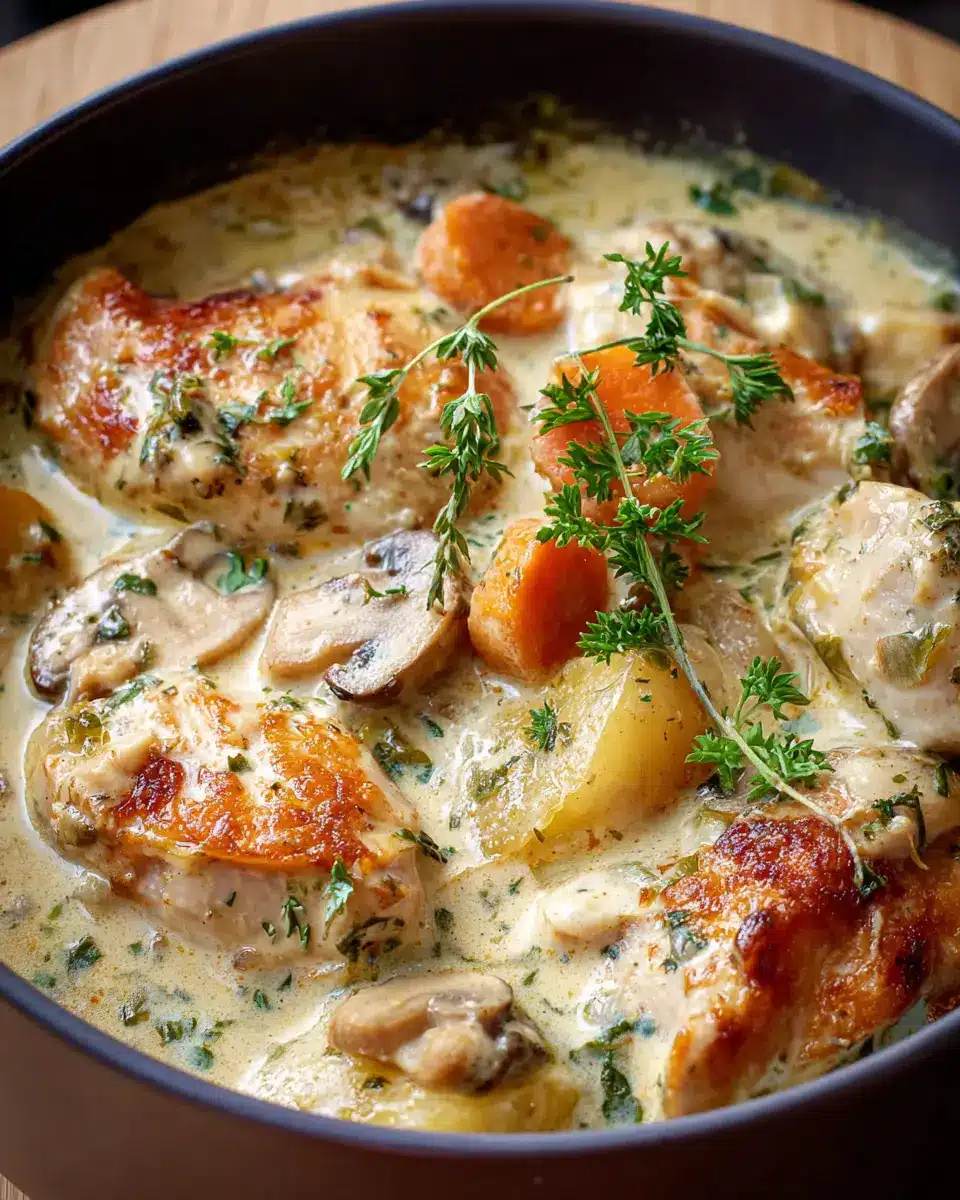 Blanquette de Poulet Maison Onctueuse & Facile