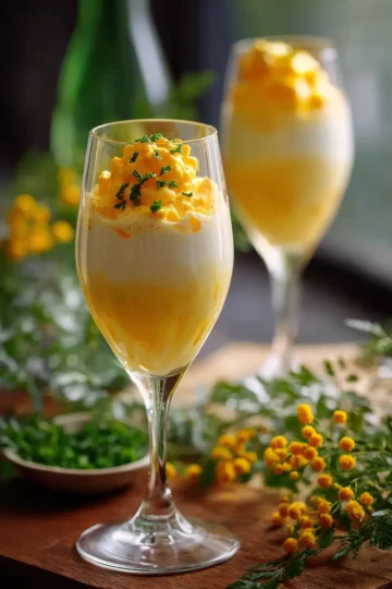 Œufs Mimosa en Verrines