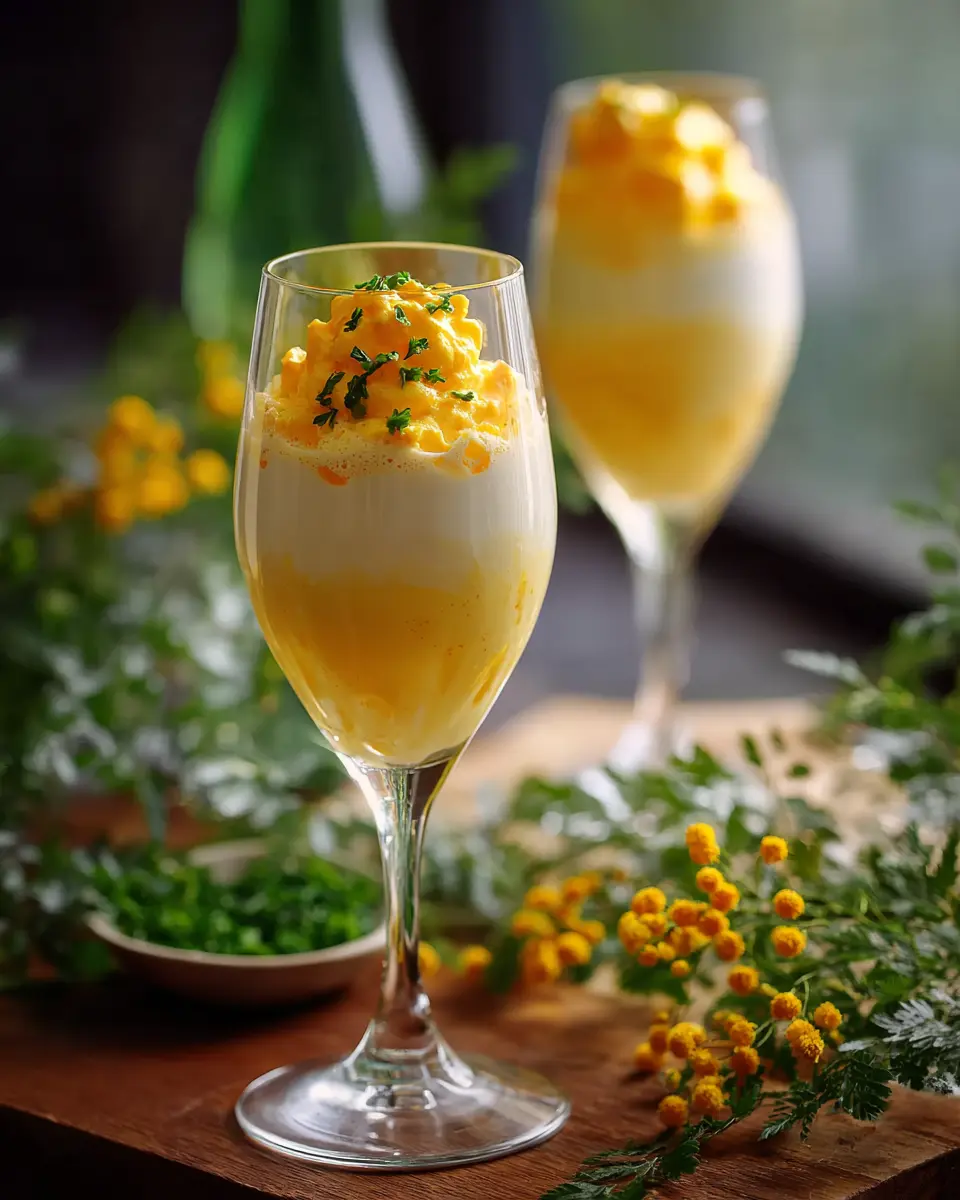 Œufs Mimosa en Verrines