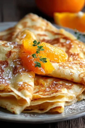 Crêpes à l’Orange