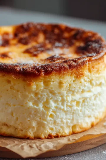 Gâteau Léger au Fromage Blanc Sans Pâte