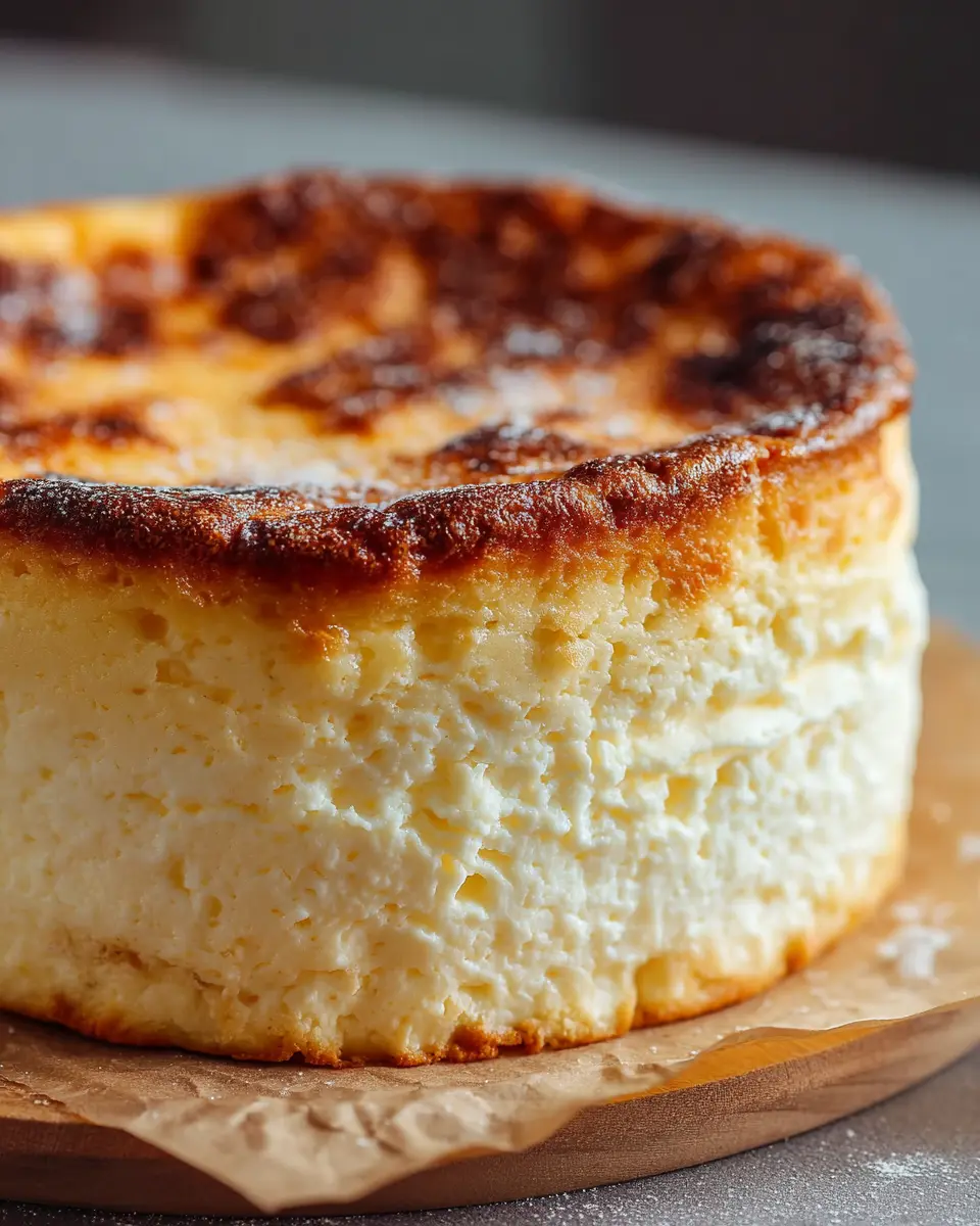 Gâteau Léger au Fromage Blanc Sans Pâte