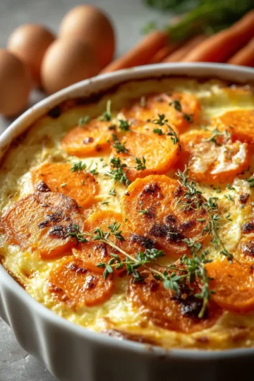 Gratin de Carottes Léger & Fondant