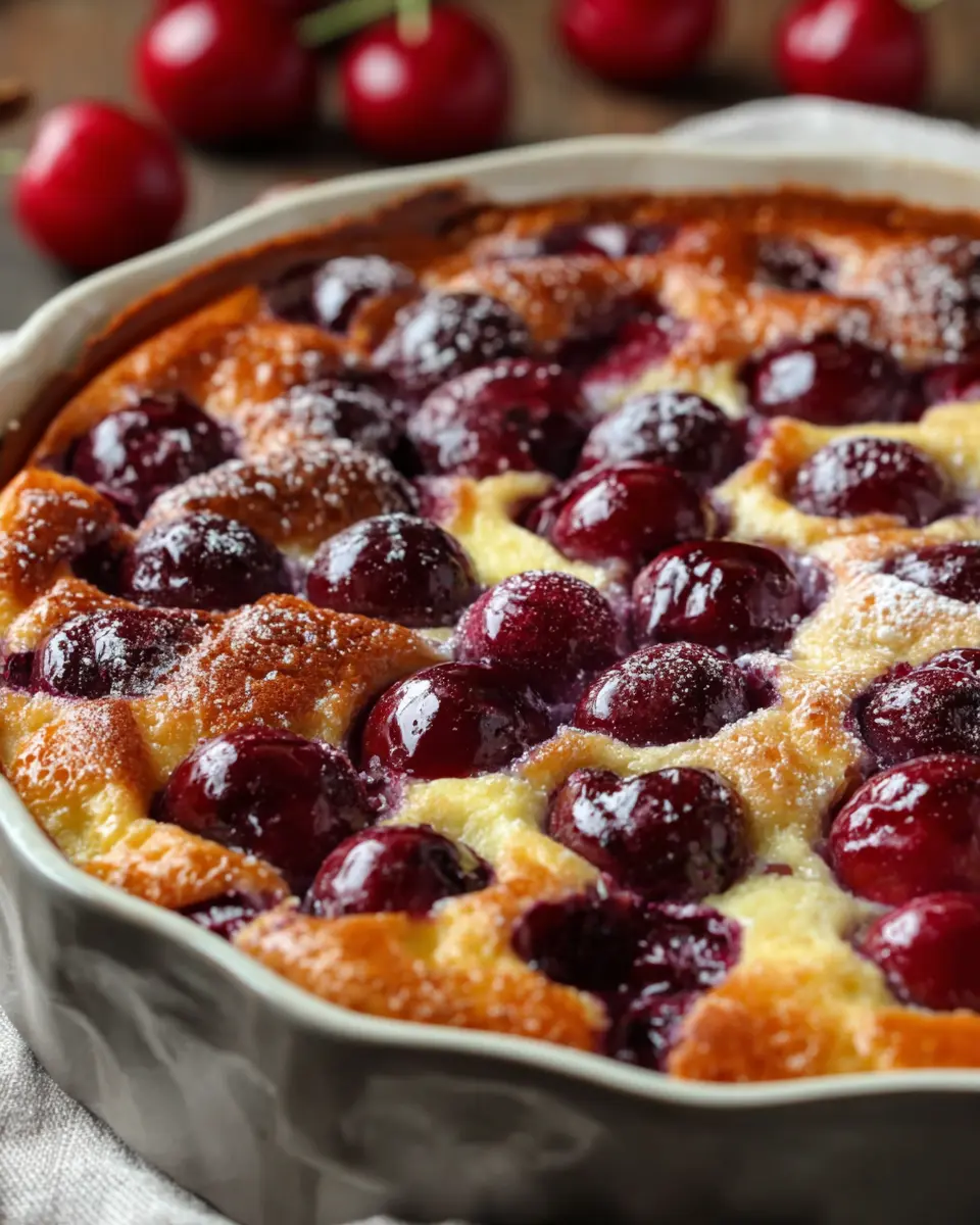 Clafoutis aux cerises recette originelle