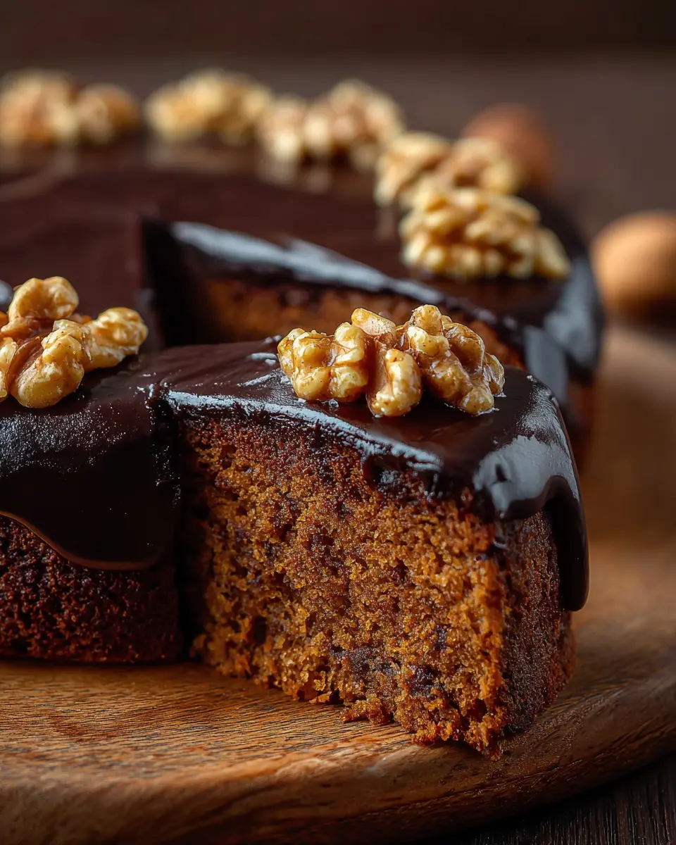 Gâteau aux Noix et au Chocolat