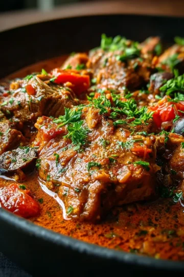 Sauté de Veau Marengo Traditionnel