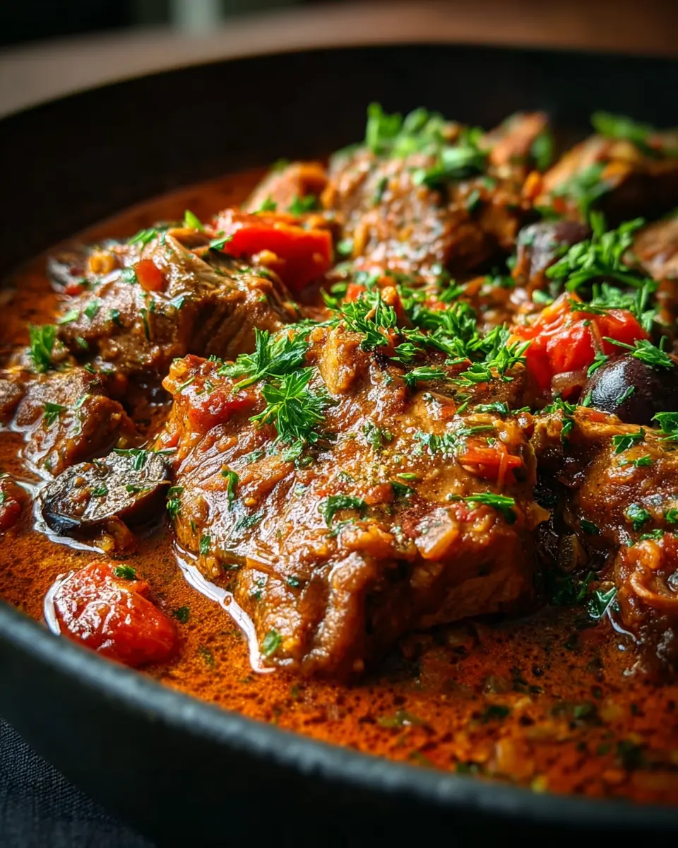Sauté de Veau Marengo Traditionnel