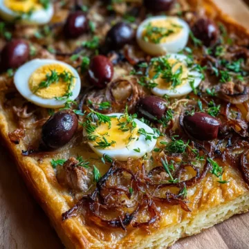 Pissaladière Niçoise Traditionnelle