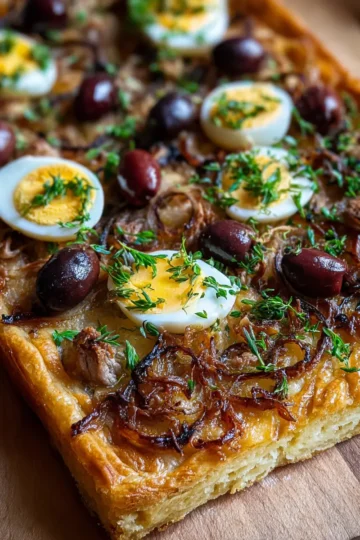 Pissaladière Niçoise Traditionnelle