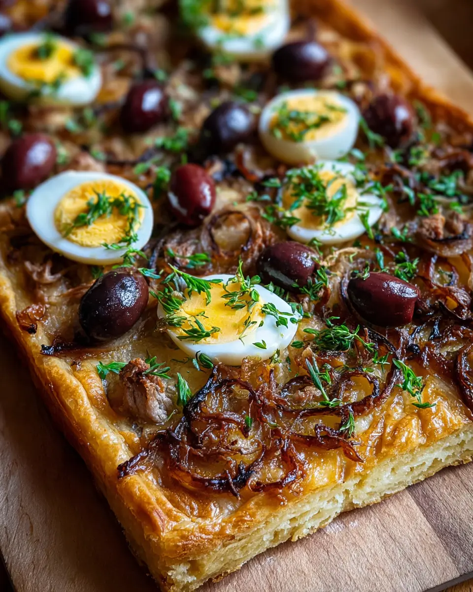 Pissaladière Niçoise Traditionnelle