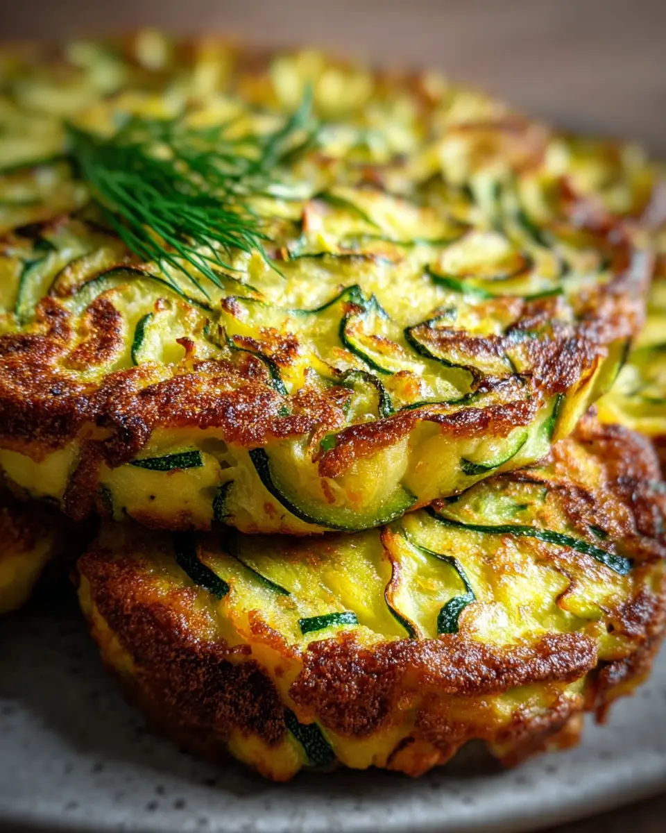 Galettes de Courgettes Dorées et Moelleuses