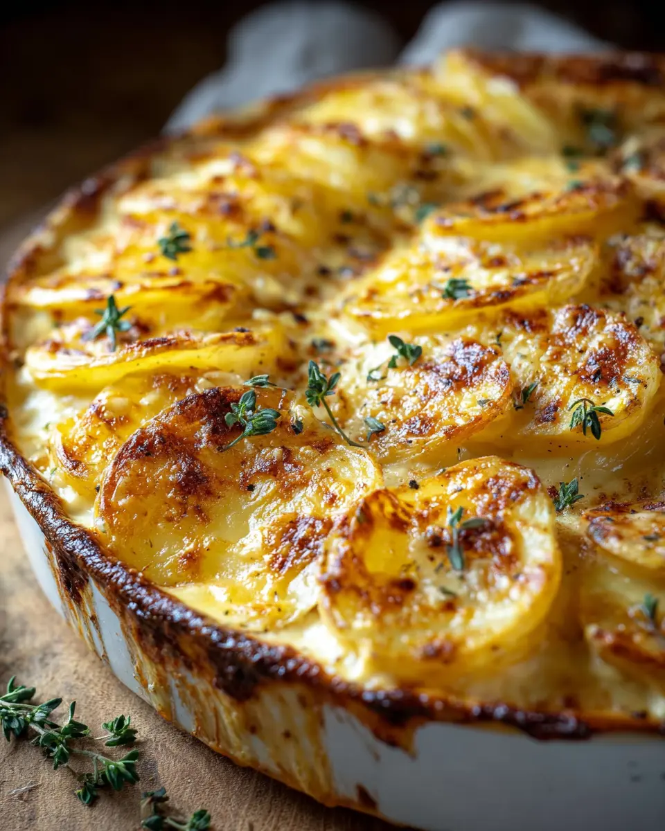 Pommes de Terre à la Crème et à la Moutarde