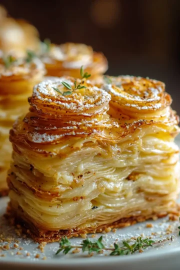 Millefeuilles de Pommes de Terre pour Épater vos Invités