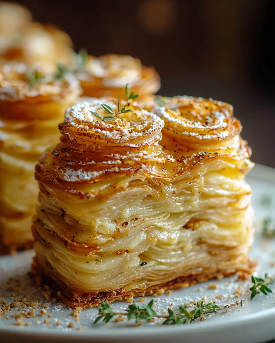Millefeuilles de Pommes de Terre pour Épater vos Invités